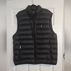 Ralph Lauren Black Puffer Vest